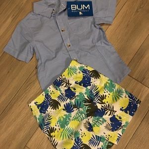 NWT shirt and shorts set